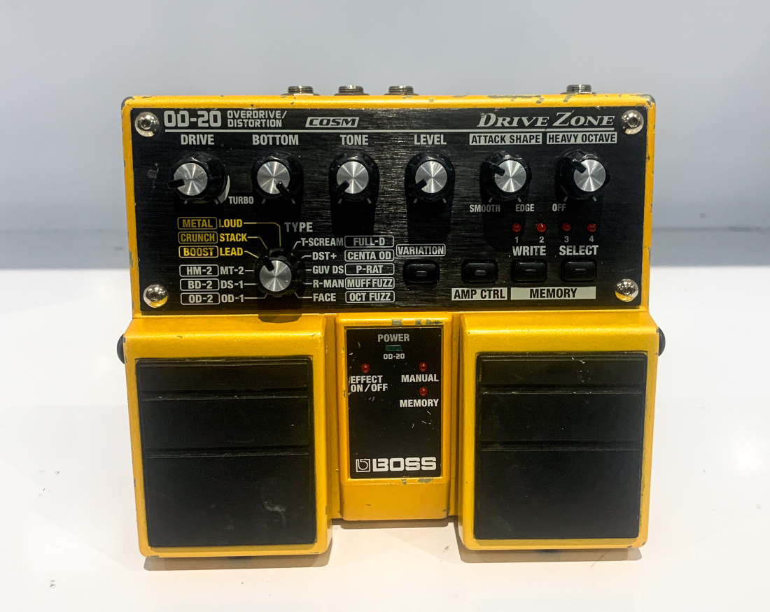 ギター BOSS OD-20 Drive Zone Boss OD-20 Drive Zone - Pop Quiz, Hotshot - YouTube